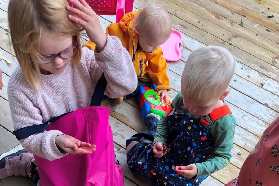 Barna i Vasset barnehage i Møre og Romsdal har engasjert seg i TV-aksjonen siden 2020. Hvert år arrangerer de høstmarked der de selger frukt og grønnsaker de dyrker i barnehagen til inntekt for årets sak.  
